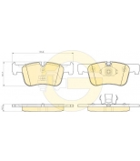 GIRLING - 6119342 - GIRLING 6119342 Колодки тормозные BMW 1 F20/21 /3 F30/34/35 /4 F32/36 передние