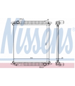 NISSENS - 62341A - Радиатор охлаждения двигателя [Plastic/Aluminium 572x539x26 с рамкой]