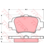 TRW - GDB1060 - Колодки тормозные дисковые GDB1060