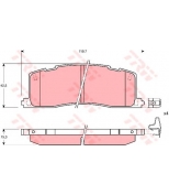 TRW - GDB1138 - Колодки тормозные дисковые GDB1138