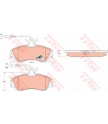 TRW - GDB1260 - Комп дисковых тормозных колодок