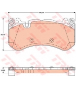 TRW - GDB1734 - Колодки тормозные дисковые GDB1734