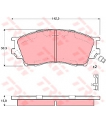 TRW - GDB3230 - Колодки тормозные дисковые GDB3230