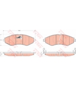 TRW - GDB3347 - Колодки тормозные дисковые GDB3347