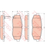 TRW - GDB3442 - Колодки тормозные дисковые GDB3442