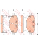TRW - GDB4176 - Колодки тормозные дисковые GDB4176