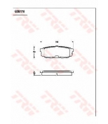 TRW - GDB7778 - Колодки тормозные