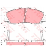 TRW - GDB995 - Колодки тормозные дисковые GDB995