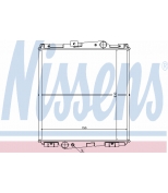 NISSENS - 65464 - Радиатор системы охлаждения 820x790x52 Volvo F10/12 дв.TD120 (85 ->)