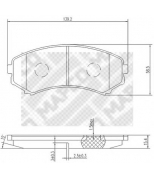 MAPCO - 6785 - Колодки тормозные комплект