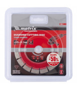 MATRIX 730627 Диск алмазный, отрезной сегментный, 125 х 22,2 мм, тонкий, сухая резка. MATRIX Professional