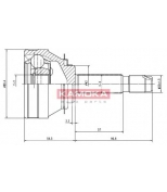 KAMOKA - 7002 - К-т шарнiрний привiдного валу