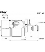 ASVA - HNIPM11 - ШРУС  внутренний правый 32x40x27(58.5) (honda   cr-v 1997-2002 mt) asva