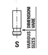 FRECCIA R6494SNT Клапан двигателя SMART: 1.3i/1.5i 05- 30.4x5x89.6 IN