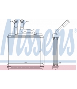 NISSENS - 76507 - Радиатор отопителя CHEVROLET: REZZO 1.6i/2.0i 05-  DAEWOO: REZZO (KLAU) 1.6i/1.8i/2.0i 00-