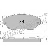 FRITECH - 7760 - Колодки тормозные дисковые Lexus IS 2.2-3.5 05-