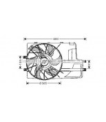 AVA - MS7511 - Вентилятор A- Class 140 / 160 ‘97-’04