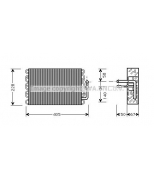 AVA - MSV019 - Испаритель  MB W202 180/200/D/K/220D/230/K/250D/TD