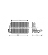 AVA - MSV462 - Испаритель кондиционера Sprinter BM90# ‘95-’06