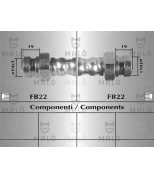MALO - 80325 - Шланг тормозной задн. Hyundai Accent 00-