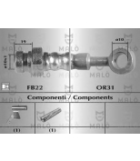 MALO - 80496 - Тормозной шланг