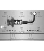 MALO - 80579 - Шланг тормозной задн. Nissan Primera 90-98