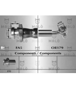MALO - 80816 - Шланг тормозной