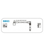 JANMOR - SBS3 - Комплект проводов Saab 900, 9000 V6 2.5, 3.0 94>