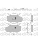 CIFAM - 8220370 - Комплект тормозных колодок  дисковый тормоз