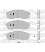 CIFAM - 8224820 - Комплект тормозных колодок, дисковый тормоз