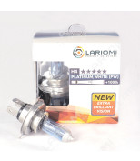 LARIOMI LB1113PW Лампа галогенная H4 12V 60/55W P43t Platinum White (+100%) (коробка 2 шт.)
