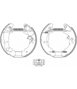 HELLA - 8DB355004111 - Колодки тормозные