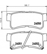 HELLA - 8DB355011151 - Brake Pad Set, disc brake