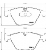 HELLA - 8DB355013931 - Колодки тормозные передние к-кт BMW 3-СЕРИЯ E90/E91/92 (2005 )