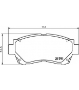 HELLA - 8DB355016771 - Комп. дисковых торм. колодок