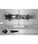 MALO - 8481 - Шланг тормозной передний R Punto