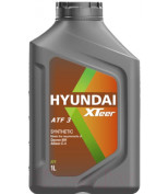 HYUNDAI XTEER 1011011 Трансмиссионное масло для АКПП синтетическое HYUNDAI XTeer ATF 3, 1 л.