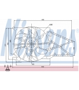 NISSENS - 85175 - Вентилятор радиатора