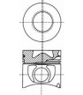 NURAL - 8774000010 - Поршнекомплект MB OM366A d97.5 STD Nural