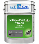 GT OIL 8809059407950 Трансмиссионное масло GT Hypoid Synt SAE 75W-90 GL-5 (20л)