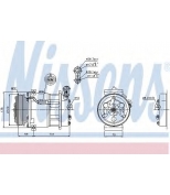 NISSENS - 89124 - Компрессор кондиционера