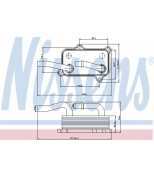 NISSENS - 90599 - Радиатор масляный MB: E-CLASS (W210) E 250 TURBO-D (210.015)/E 270 CDI (210.016)/E 320 CDI (210.026...