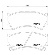 PAGID - T3094 - Колодки тормозные дисковые передн SUZUKI: BALENO 95-02, BALENO хечбэк 95-02, BALENO универсал 96-02