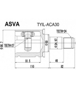 ASVA - TYILACA30 - Шрус внутренний 27x50x24