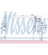 NISSENS - 94504 - Радиатор кондиционера: 9-3/98- /2.0/2.2D/2.3