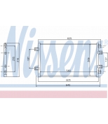 NISSENS - 94811 - Радиатор кондиц.  fiat punto 1.2 01...