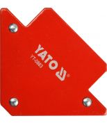 YATO YT0863 Струбцина магнитная для сварки, 11.5 кг, 45, 90, 135 градусов, 82х120х13 мм