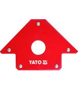 YATO YT0864 Струбцина магнитная для сварки, 22.5 кг, 45, 90, 135 градусов, 102х155х17 мм