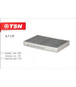 TSN 97137 Фильтр вентиляции салона-угольный / OPEL Astra-H