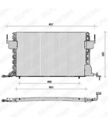 DELPHI - TSP0225021 - Радиатор кондиционера